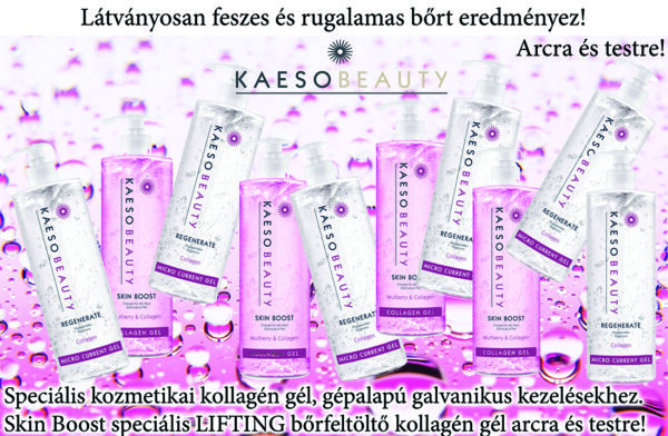KAESO BEAUTY Regeneráló Galvanic, kozmetikai ultrahang kollagén gél 250 ml - Image 4
