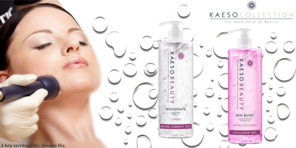 KAESO BEAUTY Regeneráló Galvanic, kozmetikai ultrahang kollagén gél 250 ml - Image 3